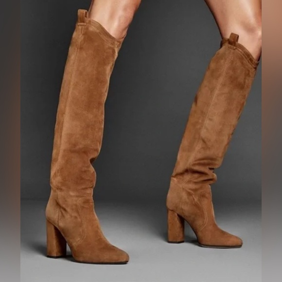 Tamara Mellon Bronco Boots Brown Suede Women’s Size US...